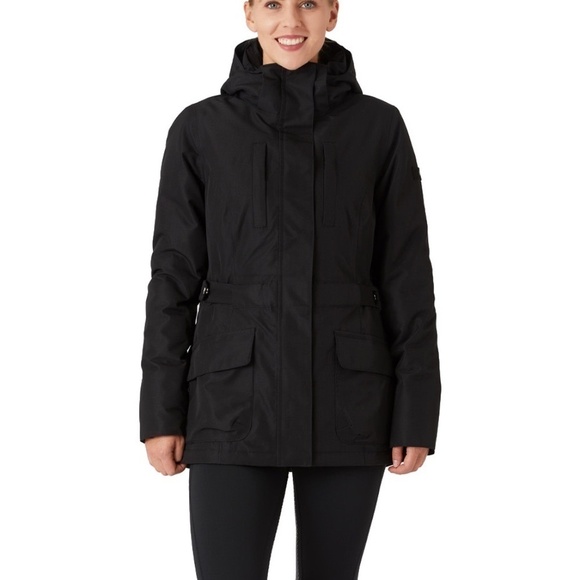 The North Face Down filled Black Puffer Parka Winter Coat SZ Small - Picture 1 of 9